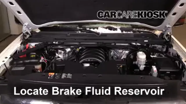 2016 GMC Sierra 1500 SLT 6.2L V8 Crew Cab Pickup Brake Fluid Check Fluid Level